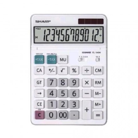 Calcolatrice Sharp EL340W Da Tavolo Display Mobile