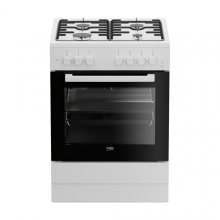 Cucina Beko FSE62110DW Bianca 4 Fuochi con Forno Elettrico