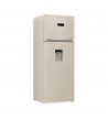 Frigorifero Beko Doppia Porta RDNE455E40DBN No Frost Altezza 185 Cm Colore Beige Classe Energetica F