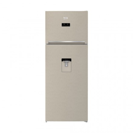 Frigorifero Beko Doppia Porta RDNE455E40DBN No Frost Altezza 185 Cm Colore Beige Classe Energetica F