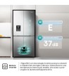 Frigorifero 4 Porte Hisense RQ5P470SMIE Capacità 482 Lt Altezza 178,5 Cm Classe Energetica E