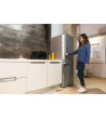 Frigorifero Combinato Candy CCE3T618ES No Frost Capacità 341 Lt Altezza 185 Cm Colore Silver Classe Energetica E