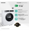 Samsung Asciugatrice DV90T5240AE/S3 Capacità 9 Kg Classe Energetica A+++ Profondità 60 Cm