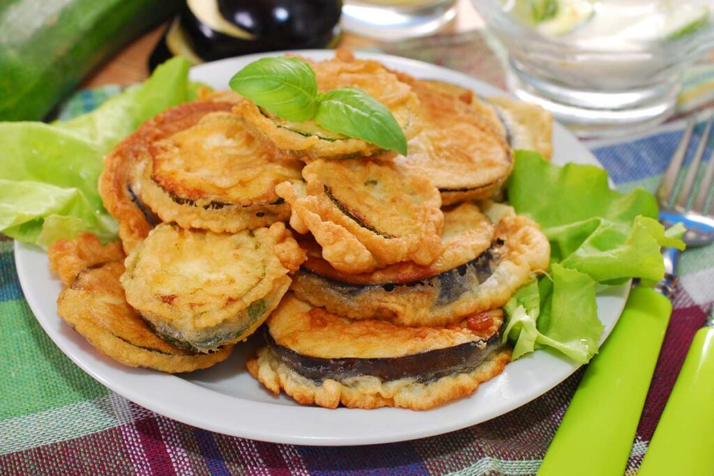 melanzane fritte e impanate